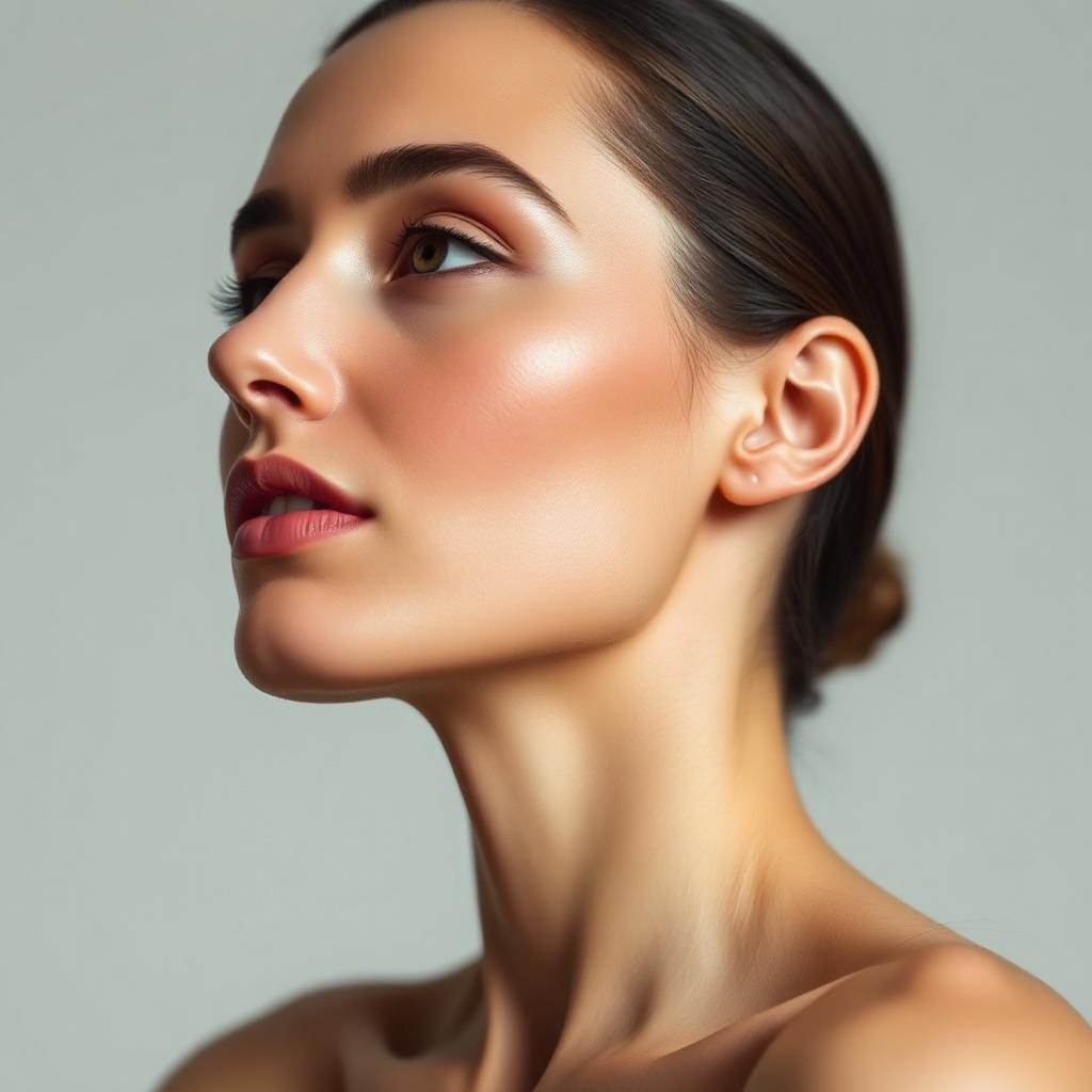 Perfil facial harmonioso